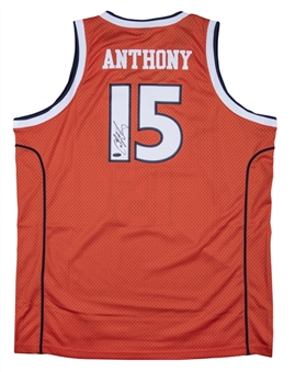 Carmelo Anthony Swingman Signed Syracuse Home Jersey (Steiner)
